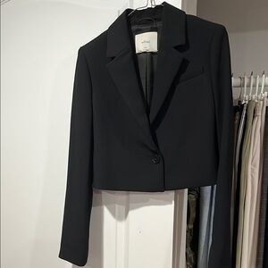 Wilfred Black Cropped Blazer 2xs